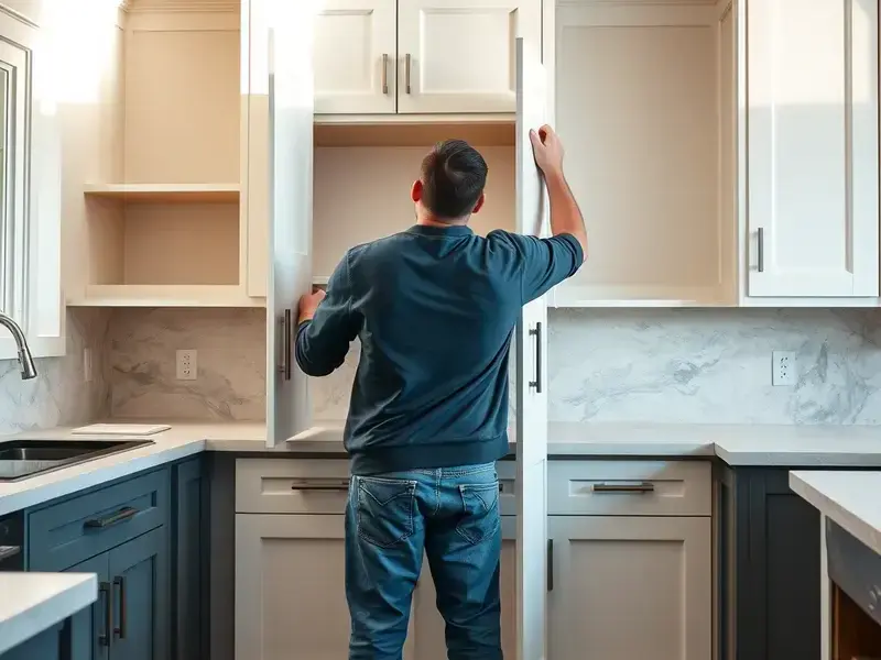 Custom kitchen cabinets with custom finishes