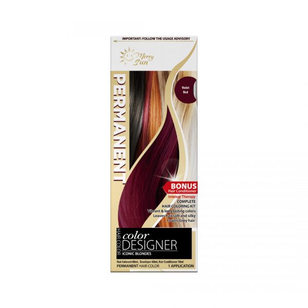 Merry Sun Permanent Hair Coloring Kit Light Violet Red By Merrysun Corporation